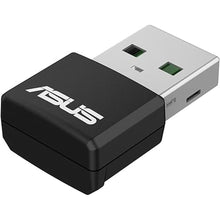 Load image into Gallery viewer, ASUS AX1800 Dual Band WiFi 6 USB Adapter, WiFi 6, 802.11ax, WPA3 Network Security, 5GHz frequency band, Compact size (USB-AX55 Nano)
