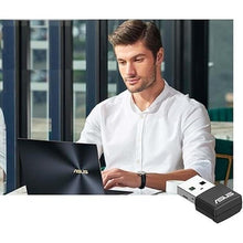 Load image into Gallery viewer, ASUS AX1800 Dual Band WiFi 6 USB Adapter, WiFi 6, 802.11ax, WPA3 Network Security, 5GHz frequency band, Compact size (USB-AX55 Nano)
