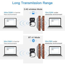 Load image into Gallery viewer, Eyoyo Mini 3-in-1 Finger Ring Barcode Scanner, 2D Wearable USB Wired &amp; 2.4G Wireless &amp; Bluetooth Scanner, Image 1D QR Bar Code Reader PDF417 Data Matrix Screen Scan for PC, Smartphone, iPad
