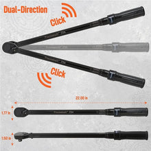Load image into Gallery viewer, 3/4&quot; Drive 600-3000 in-lb Click Tech Torque Wrench
