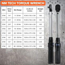 Load image into Gallery viewer, 3/8&quot; Drive 30 Nm Click Tech Torque Wrench
