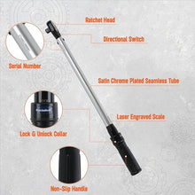 Load image into Gallery viewer, 3/8&quot; Drive 60 Nm Click Tech Torque Wrench
