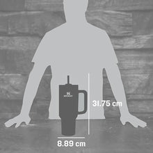 Load image into Gallery viewer, Stanley Quencher H2.0 Tumbler with Handle and Straw 40 oz | Flowstate 3-Position Lid | Cup Holder Compatible for Travel | Insulated Stainless Steel Cup | BPA-Free | Stainless Steel Shale
