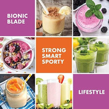 Load image into Gallery viewer, Bionic Blade Personal Blender 26.5 Oz, Cordless, Rechargeable 18,000 RPM Portable Blender for Shakes and Smoothies Mini Blender Portable 8.6" Tall, Seen On TV (Gunmetal)
