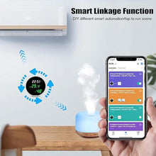 Load image into Gallery viewer, WiFi Room Thermometer Indoor Hygrometer: Smart Temperature Humidity Monitor with LED Backlit Display, Free Data Storage Export, Digital Temperature Humidity Sensor Compatible with Alexa
