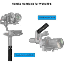 Load image into Gallery viewer, Mini Tripod Handle Grip for Gimbal Stabilizer, Weebill, Crane, DJI Ronin, Camera, Webcam, Projector, Phone Holder, Osmo Mobile
