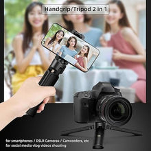 Load image into Gallery viewer, Mini Tripod Handle Grip for Gimbal Stabilizer, Weebill, Crane, DJI Ronin, Camera, Webcam, Projector, Phone Holder, Osmo Mobile
