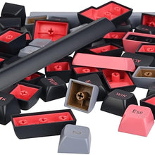 Load image into Gallery viewer, Owpkeenthy 8008 Keycaps Doubleshot PBT 160-Key CSA Profile with 6.25u 7u Spacebar for 75% Percent US/ISO Layout Mechanical Gaming Keyboard (CSA/8008)

