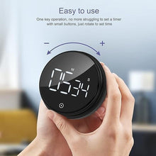 Load image into Gallery viewer, Magnetic Digital Kitchen Timer, Large LED Screen Timer with 3 Volume Levels, Short Time Egg Timer, Stopwatch, Digital Countdown Countup for Cooking, Baking, Sports, Studying etc.
