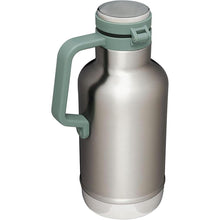 Load image into Gallery viewer, Stanley Classic Easy-Pour Growler 64 oz | Keeps Beer Cold or Coffee Hot | Leakproof Steel Lined Lid and Easy to Carry Handle | Insulated Stainless Steel | BPA-Free | Stainless Steel Shale
