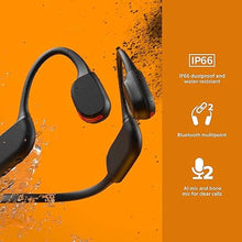 Load image into Gallery viewer, PHILIPS A7607 Bone Conduction Headphones,Wireless Bluetooth Open-Ear Headphones Sound,AI mics,Noise Reduction,9-Hour Battery,Fast Charging,LED Safety Lights,IP66,App Control,Black
