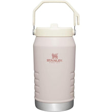 Load image into Gallery viewer, Stanley IceFlow Flip Straw Jug with Handle 64 oz| Twist On Lid and Flip Up Straw | Leak Resistant for Travel and Sports | Insulated Stainless Steel | BPA-Free | Rose Quartz
