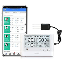 Load image into Gallery viewer, UbiBot Wireless Remote Smart WS1 Pro + Soil Temperature Moisture + Temperature Humidity Ambient light Sensor 2.4GHZ Wifi Free 24/7 Alerts &amp; History Data Logger Monitor Anywhere! IFTTT
