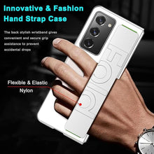 Load image into Gallery viewer, NINKI Compatible Samsung Galaxy Z Fold 2 Case with Strap,Anti-Scratch Shockproof PC Wristband Cover Thin Protective Case for Samsung Galaxy Z Fold 2 Phone Case White,Samsung Z Fold 2 Case Women Men
