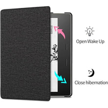 Load image into Gallery viewer, Zcooooool Kindle Oasis Fabric Cover (Hand Strap Designed) Case for 7" Kindle Oasis (10th &amp; 9th Gen, 2019/2017) Anti-Slide Kindle Oasis Case
