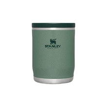 Load image into Gallery viewer, Stanley Adventure To-Go Food Jar 18 oz | Vacuum Insulated Thermos Food Container | Wide Mouth Screw On Lid | Packable for Travel | Stainless Steel with Leakproof Lid | BPA-Free | Hammertone Green
