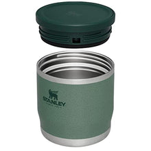 Load image into Gallery viewer, Stanley Adventure To-Go Food Jar 12 oz | Vacuum Insulated Thermos Food Container | Wide Mouth Screw On Lid | Packable for Travel | Stainless Steel with Leakproof Lid | BPA-Free | Hammertone Green
