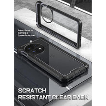 Load image into Gallery viewer, Poetic Guardian Case Compatible with OnePlus 11 5G 6.7 inch [20FT Mil-Grade Drop Tested], Full-Body Hybrid Shockproof Protective Rugged Clear Cover Case with Built-in Screen Protector, Black/Clear
