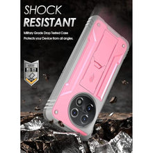 Load image into Gallery viewer, Poetic Revolution Case for OnePlus 11 5G 6.7"(2023), [20 FT Mil-Grade Drop Tested], Full-Body Rugged Dual-Layer Shockproof Protective Cover with Kickstand and Built-in-Screen Protector, Light Pink
