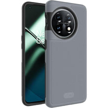 Load image into Gallery viewer, TUDIA DualShield Grip Designed for OnePlus 11 Case 5G (2023), [MergeGrip] Dual Layer Shockproof Slim Military Grade Non-Slip Tough Heavy Duty Protective Phone Case Cover - Gray
