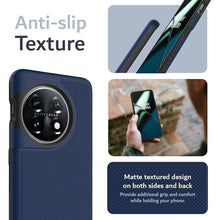 Load image into Gallery viewer, TUDIA DualShield Grip Designed for OnePlus 11 Case 5G (2023), [MergeGrip] Dual Layer Shockproof Slim Military Grade Non-Slip Tough Heavy Duty Protective Phone Case Cover - Indigo Blue
