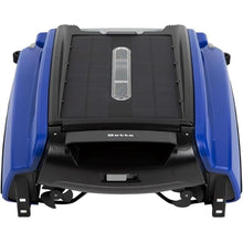 Load image into Gallery viewer, Betta SE Solar Powered Automatic Robotic Pool Surface Skimmer Cleaner with 30-Hour Continuous Cleaning Battery Power and Re-Engineered Twin Salt Chlorine Tolerant Motors (Blue)
