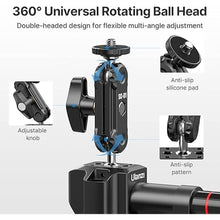 Load image into Gallery viewer, Suction Cup Mount for Action Cameras iPhone - ULANZI SC-01 3in Pump-actived Vacuum Suction Mount Magic Arm Phone Holder Action Cam Adapter Car Boats Windshield Window Mount for Action Cameras
