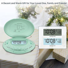 Load image into Gallery viewer, DreamSky Vibrating Alarm Clock for Heavy Sleepers - Auto Set Bed Shaker Alarm Clock Under Pillow for Hearing Impaired, Bedroom, Travel, Rechargeable Battery Operated, Cordless, Auto DST, LCD Backlight

