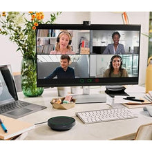 Load image into Gallery viewer, Jabra Speak2 40 Portable Speakerphone - 4 Noise-Cancelling Mics, Full-Range 50mm Portable Speaker, Wideband Audio and USB-A and USB-C Connections - Certified for Zoom and Google Meet - Dark Grey
