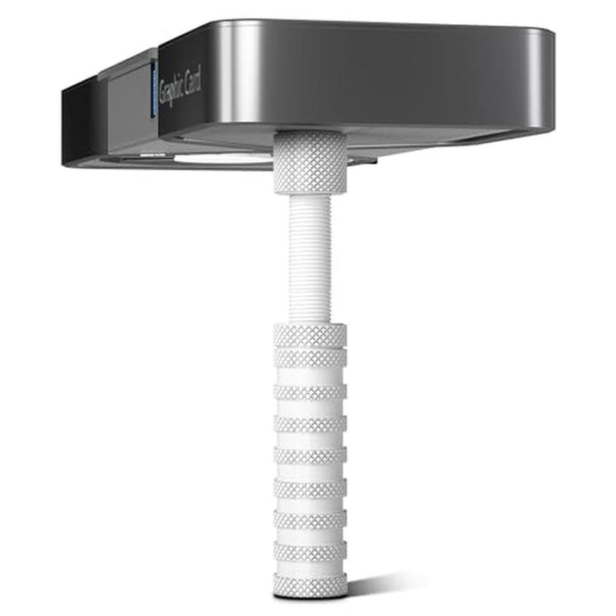Ausvrkkit GPU Support Bracket - 2.75-4.52Inch GPU Sag Bracket with Non-Slip Sheet, Holder for Preventing Graphics Card Sag (White)