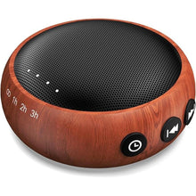 Load image into Gallery viewer, Small Sound Machine Brown Noise Machine 30 Soothing Natural Sounds Rain Fan Pink White Noise Machine for Baby Kids Adults with 36 Volume Control Powered by AC or USB Sleep Timer Wood Grain
