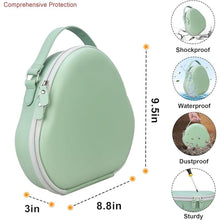 Load image into Gallery viewer, Elonbo Hard Carrying Case for Apple AirPods Max Wireless Over-Ear Headphones, AirPods Max Cover, Bluetooth Wireless Headphones Travel Protective Holder, Earphone Storage Bag, Green-PU Leather

