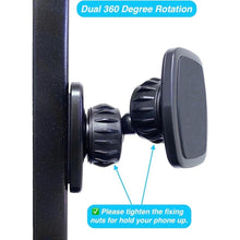Load image into Gallery viewer, Dual Magnetic Phone Mount Holder, [Upgraded Super Magnets] Gym Magnetic Phone Holder, [Pocket Size] Double Sided Magnetic Phone Holder for Gym Compatible with All Smartphones
