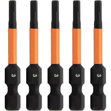 Load image into Gallery viewer, Railer 3mm Hex Drive Bit - Impact Grade S2 Steel 2" Hex Head Allen Wrench Drill Bit w/Quick-Release 1/4 Shank. (5pc)
