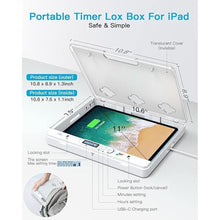 Load image into Gallery viewer, Phone Lock Box with Timer for iPad,Portable Time Lock Box for iPad,iPhone,Tablet,Folded Phone,TV remotes, Phone Locker for Self-Discipline to Help Reduce Screen Time Focus to Achieve Goals(New)
