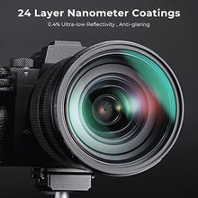 Load image into Gallery viewer, K&amp;F Concept 82mm Black Diffusion 1/8 Waterproof Mist Cinematic Effect Camera Lens Filter with 24 Multi-Coatings for Video/Vlog/Portrait Photography (D-Series)
