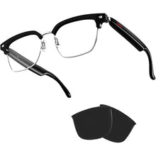 Load image into Gallery viewer, IVY TWS Smart Bluetooth Audio Glasses - Blue Light Blocking &amp; Sunglasses Lens kits for Office Outdoor Sports Drive - Smart Glasses for Men &amp; Women - Transparent Frame
