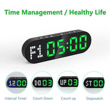 Load image into Gallery viewer, Portable Gym Timer for Home Gym Interval Timer for Workout with Time Progress Bar/Rounds, Workout Clock for Boxing HIIT Tabata Emom Fitness Rechargeable Battery Powered…
