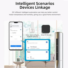 Load image into Gallery viewer, Bluetooth Thermometer Hygrometer: Smart Temperature Humidity Monitor with Large LCD Backlit Display, Wireless Temperature Sensor with App Notification Alert, Remote Monitor for Room Greenhouse
