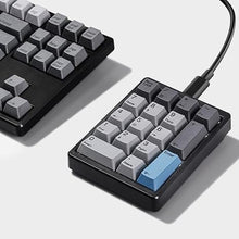 Load image into Gallery viewer, Mechanical Number Pad, Hot Swappable Wired Numpad USB 17 Keys White Backlit Numeric Keypad with PBT Keycaps for Laptop PC TKL Keyboards (Brown Switch)
