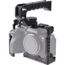 Load image into Gallery viewer, Foto4easy Aluminum Alloy a7RV Cage for Sony a7R V Mirrorless Digital Camera,Quick Release Plate for Arca,and One Top Handle
