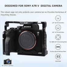 Load image into Gallery viewer, Foto4easy Aluminum Alloy a7RV Cage for Sony a7R V Mirrorless Digital Camera,Quick Release Plate for Arca,and One Top Handle
