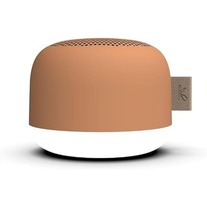 Alight Portable Bluetooth Speaker and Lamp, Water Resistant (IPX5), Up to 15 Hours of Rechargeable Wireless Play and Light, Wireless Speaker for iPhone and Android (Cotta Orange)
