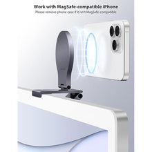 Load image into Gallery viewer, Stouchi Continuity Camera Mount for Desktop Monitor, iMac Compatible iPhone Webcam Mount with Mag-Safe for Mac Desktops and Displays, Apple TV 4K
