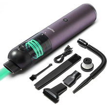 Load image into Gallery viewer, VOLTORB Cordless Handheld Vacuum, 15000PA High Power Mini Portable USB Rechargeable Handheld Cordless Cleaner, 2 Gears Suction, Purple, for Home, Car
