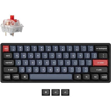 Load image into Gallery viewer, Keychron K12 Pro QMK/VIA Wireless Mechanical Keyboard Custom Programmable Macro with Hot-Swappable Keychron K Pro Red Switch 60% Compact Layout RGB Backlit Aluminum Frame for Mac Windows Linux
