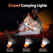 Load image into Gallery viewer, Portable Air Pump 4.2kPa Air Pump for Inflatables Rechargeable GIGA PUMP 4 with Camping Light Ultra Air Mattress Pump
