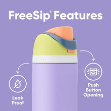 Load image into Gallery viewer, Owala FreeSip Insulated Stainless Steel Water Bottle with Straw for Sports, Travel, and School BPA-Free Sports Water Bottle, 40 oz, Denim
