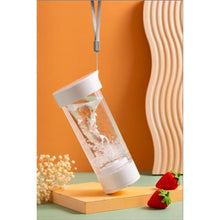 Load image into Gallery viewer, Shaker Bottles for Protein Shakes Mixes, Automatic Coffee Stirring Cup, Portable Mixer Cups and Blender Bottles Battery Powerful Mixer Cup 15 oz,Food grade material (White)
