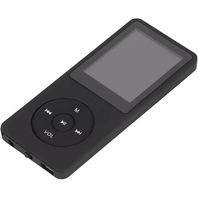 MP3 Player, Portable HiFi Music Player with 1.8 Inch Display Supports up to 64GB, Support Music, Video, Picture, Record, File, Game (Black)
